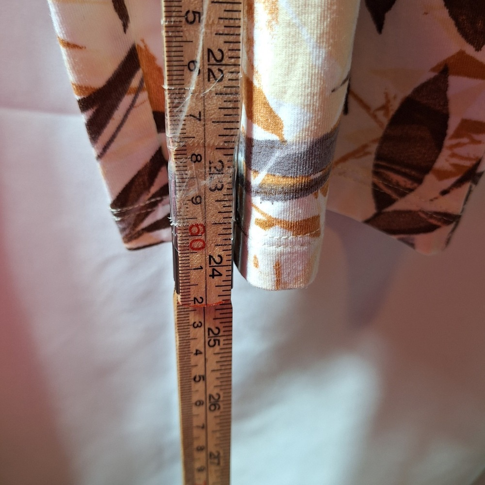 D&CO BEACH Hawaiian Aloha Cropped Pull-On Pant Sz 2X Tropical All-Over Palm Leaf - Picture 7 of 7